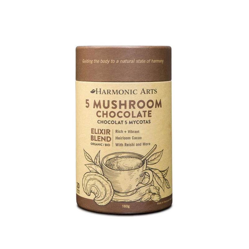 5 Mushroom Chocolate Powder | Harmonic Arts | 160 gr or 480 gr