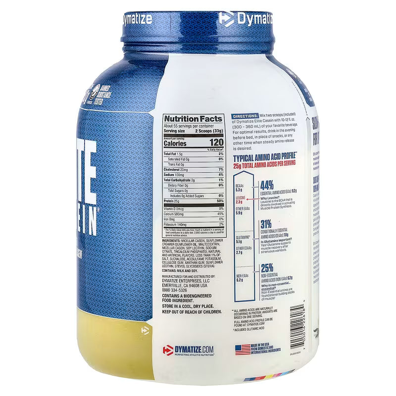 Elite Casein | Dymatize® | 1.8 Kg