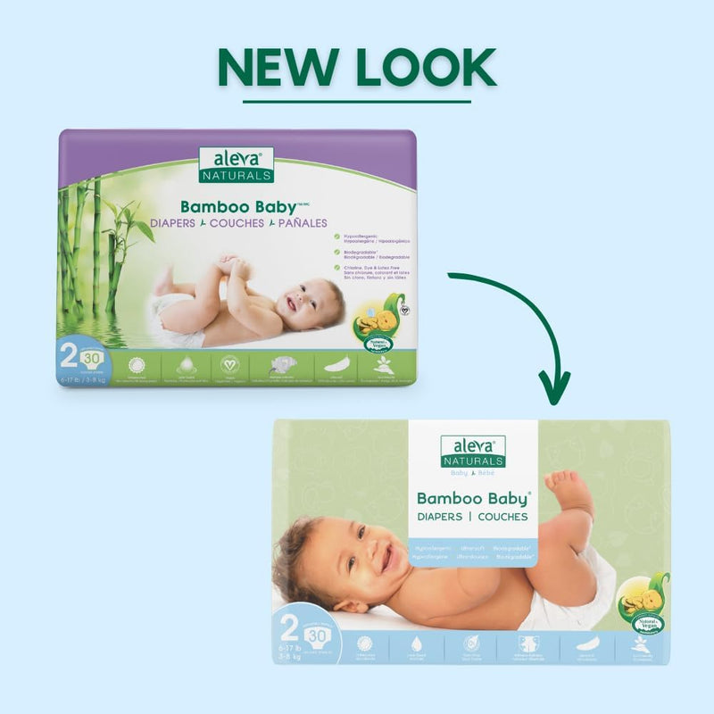 Bamboo Baby® Diapers | aleva® Naturals | Various Size