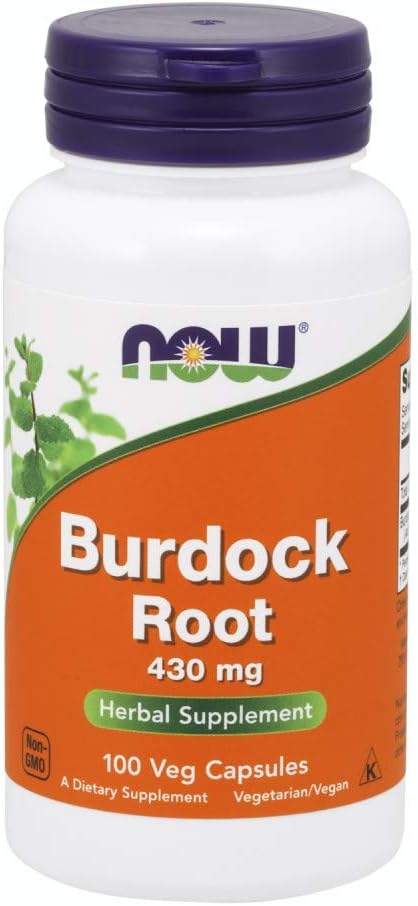 Burdock Root 430 mg by NOW | Detox & Skin Health Support | Coal Harbour ...
