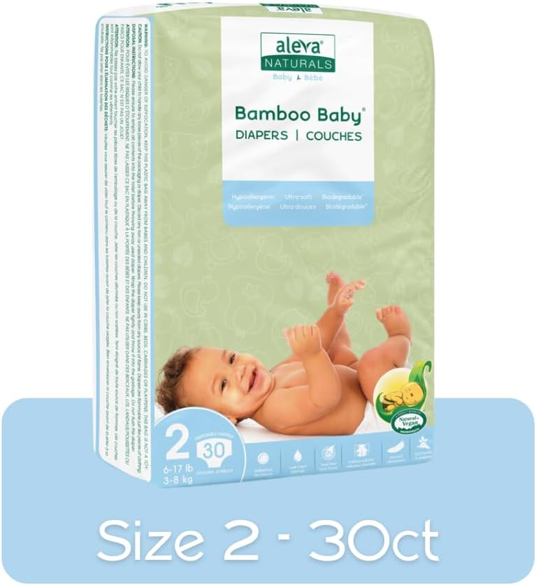 Bamboo Baby® Diapers | aleva® Naturals | Various Size