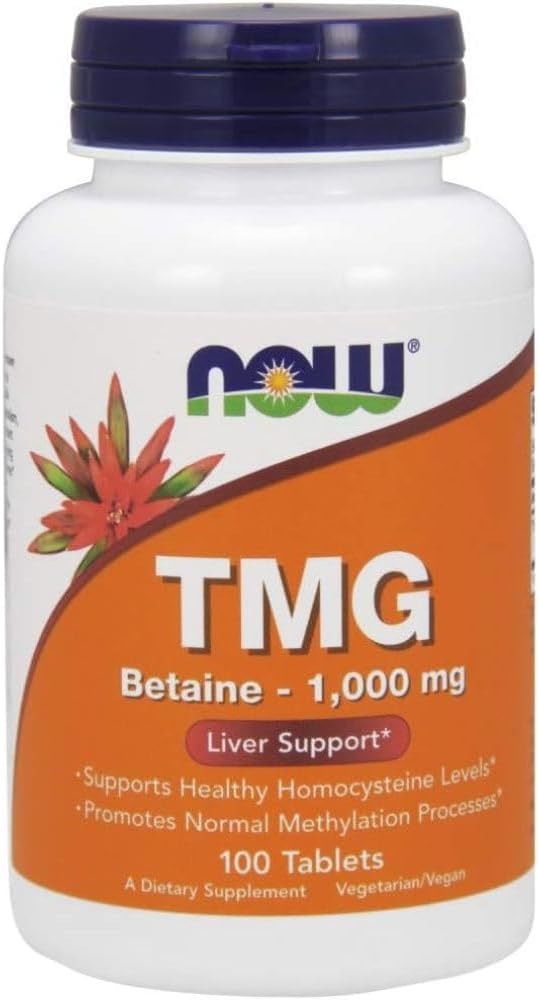 TMG Betaine 1,000 mg | NOW® | 100 Tablets