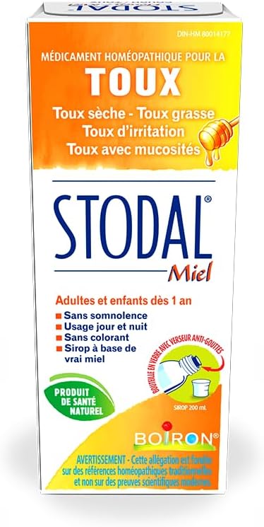 Stodal Adults Honey Cough Syrup | Boiron® | 200 mL