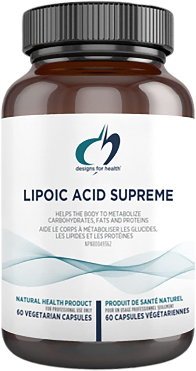 Lipoic Acid Supreme™ | Designs for Health® | 60 Vegeterian Capsules