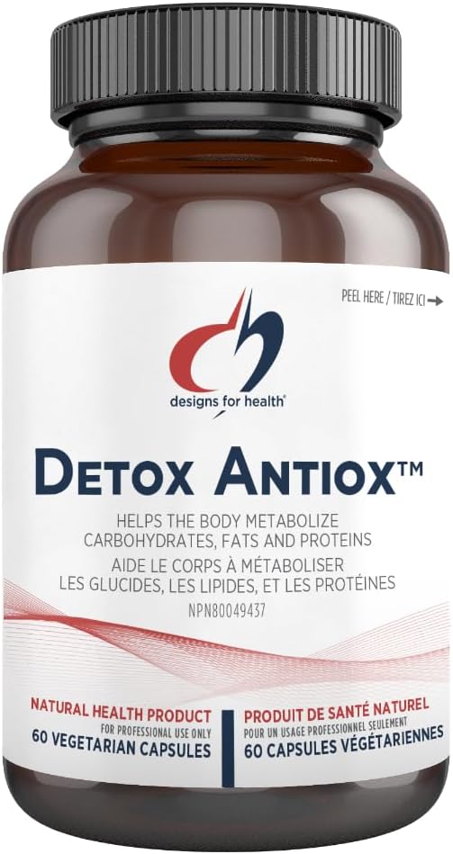 Detox Antiox™ | Designs for Health® | 60 Vegeterian Capsules