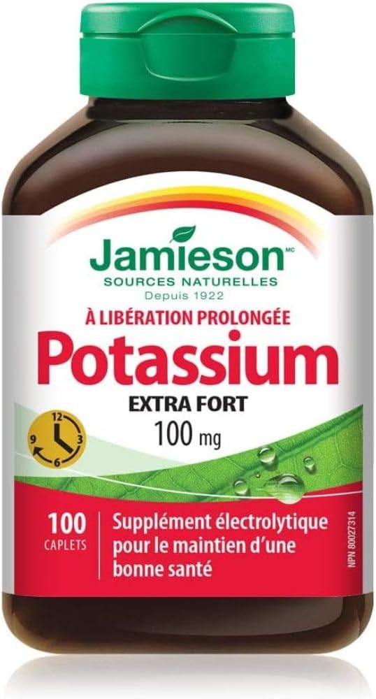 Potassium Extra-Strength (Timed Release) | Jamieson™  | 100 Caplets