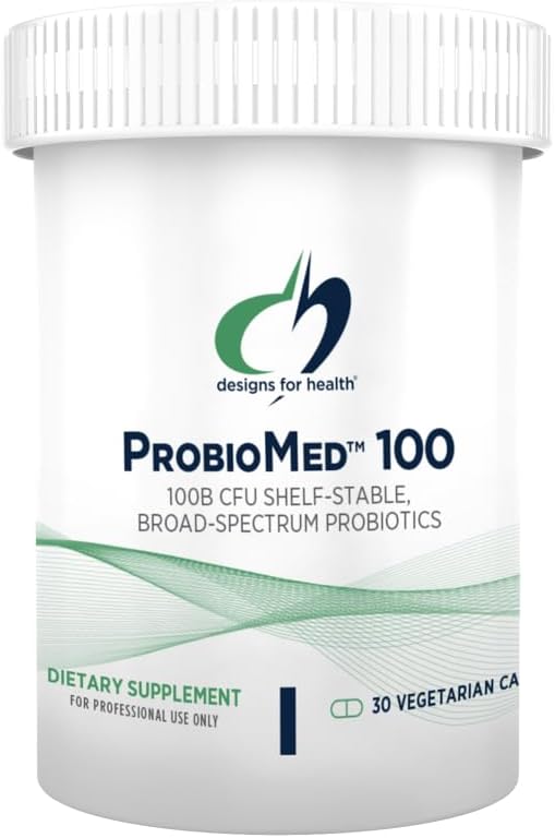 Probiomed™ 100 | Designs for Health® | 30 Vegeterian Capsules