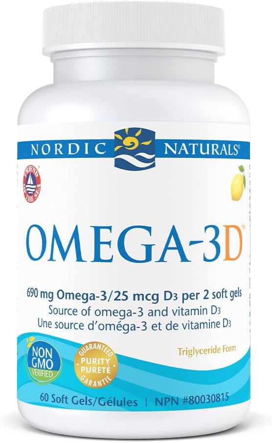 Omega-3D | Nordic Naturals® | 60 Softgels