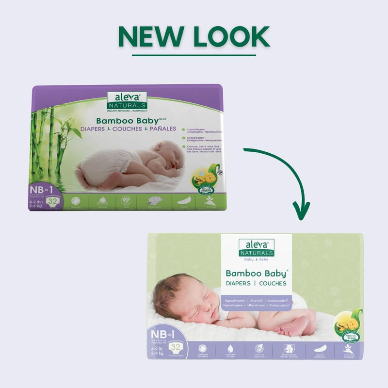 Bamboo Baby® Diapers | aleva® Naturals | Various Size