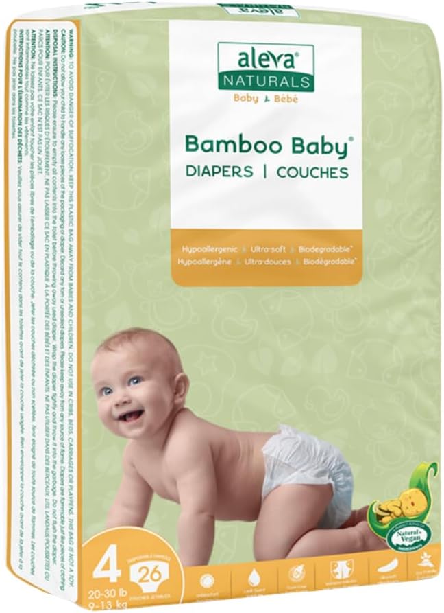 Bamboo Baby® Diapers | aleva® Naturals | Various Size