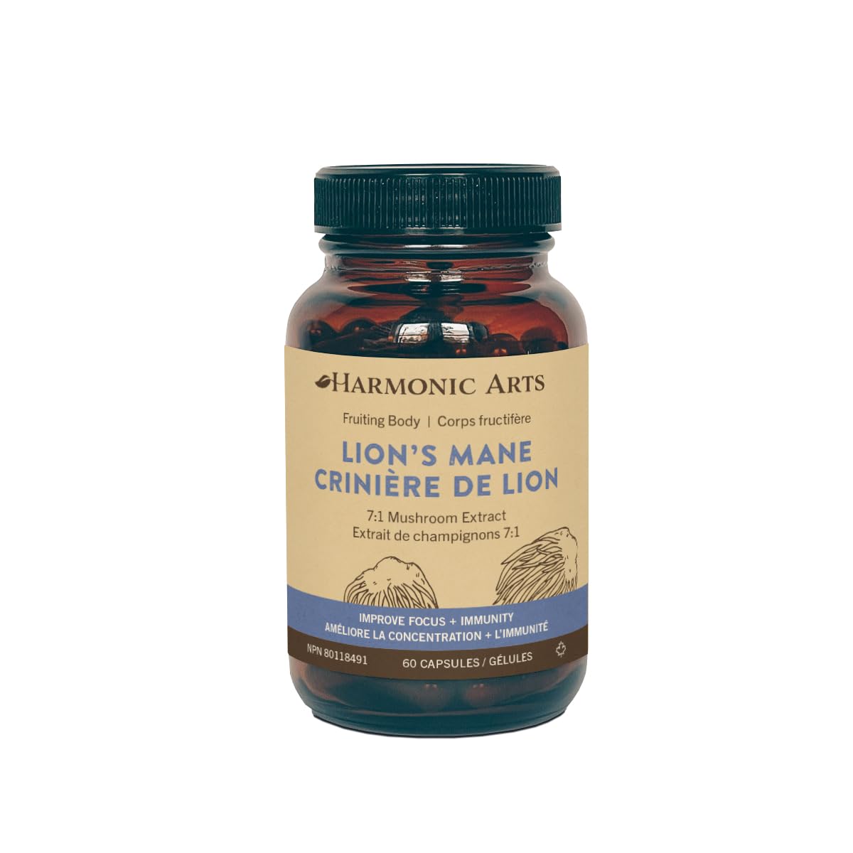 Lions Mane | Harmonic Arts® | 60 Capsules