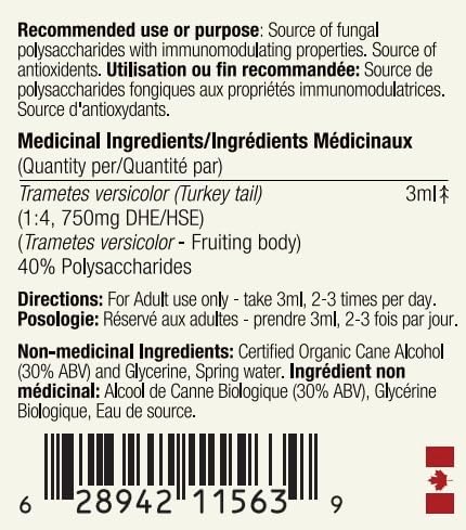 Turkey Tail Tincture | Canadian Pine Pollen® | 100ml