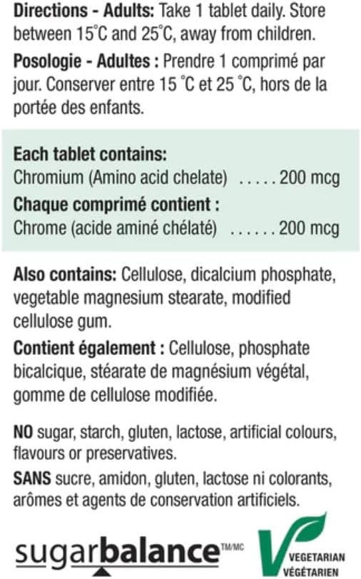 Chelated Chromium | Jamieson™ | 100 Tablets