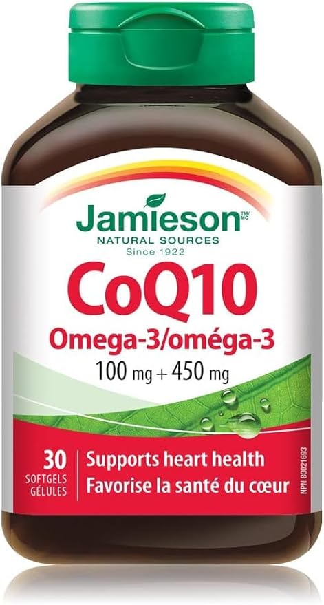 CoQ10 with Omega-3 | Jamieson™ | 30 Softgels