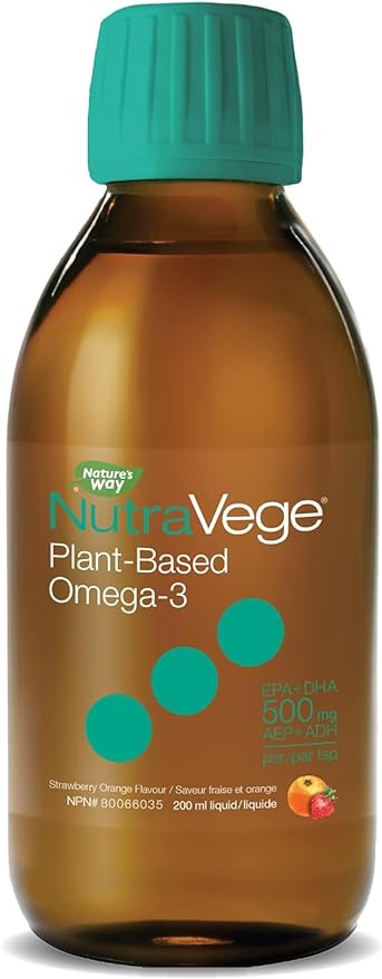 Plant-Based Omega-3 Lemon | NutraVege™ | 6.8 fl oz (200 ml)