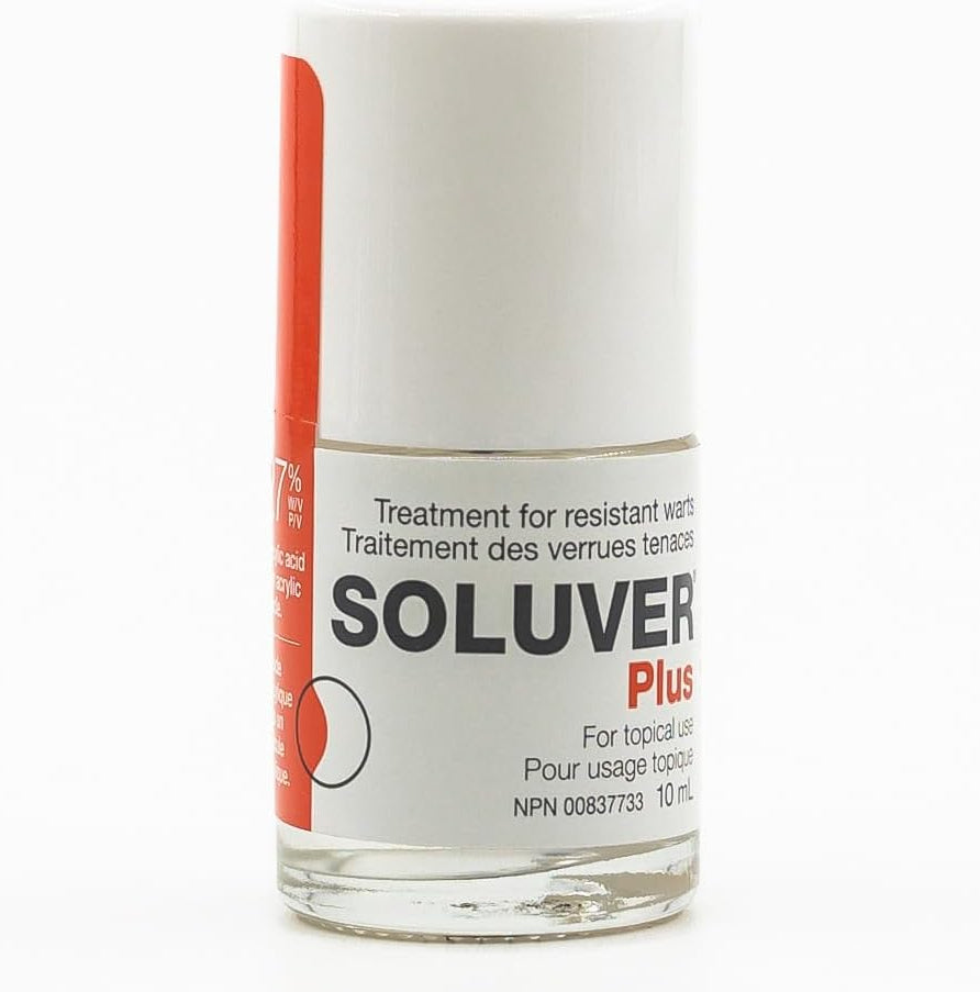 Soluver Plus by Dermtek Pharma – Maximum Strength Wart Removal Treatment | 10 mL