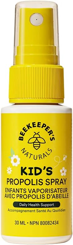 Kids Propolis Throat Spray | Beekeeper's Naturals | 1.06 oz/6 Vial Pack