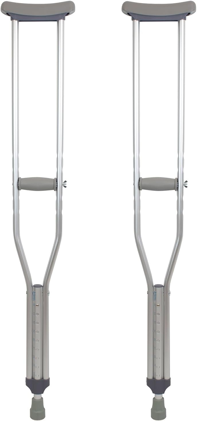 Lightweight Adjustable Aluminum Crutches | Hugo® | Various Sizes and Ages