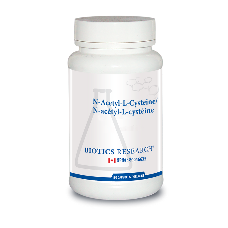 N-Acetyl-L-Cysteine | Biotics Research® | 180 Capsules