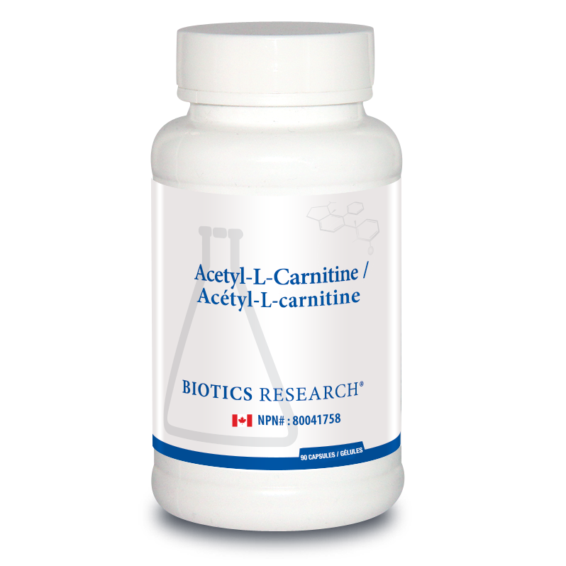 Acetyl-l-Carnitine | Biotics Research® | 90 Capsules