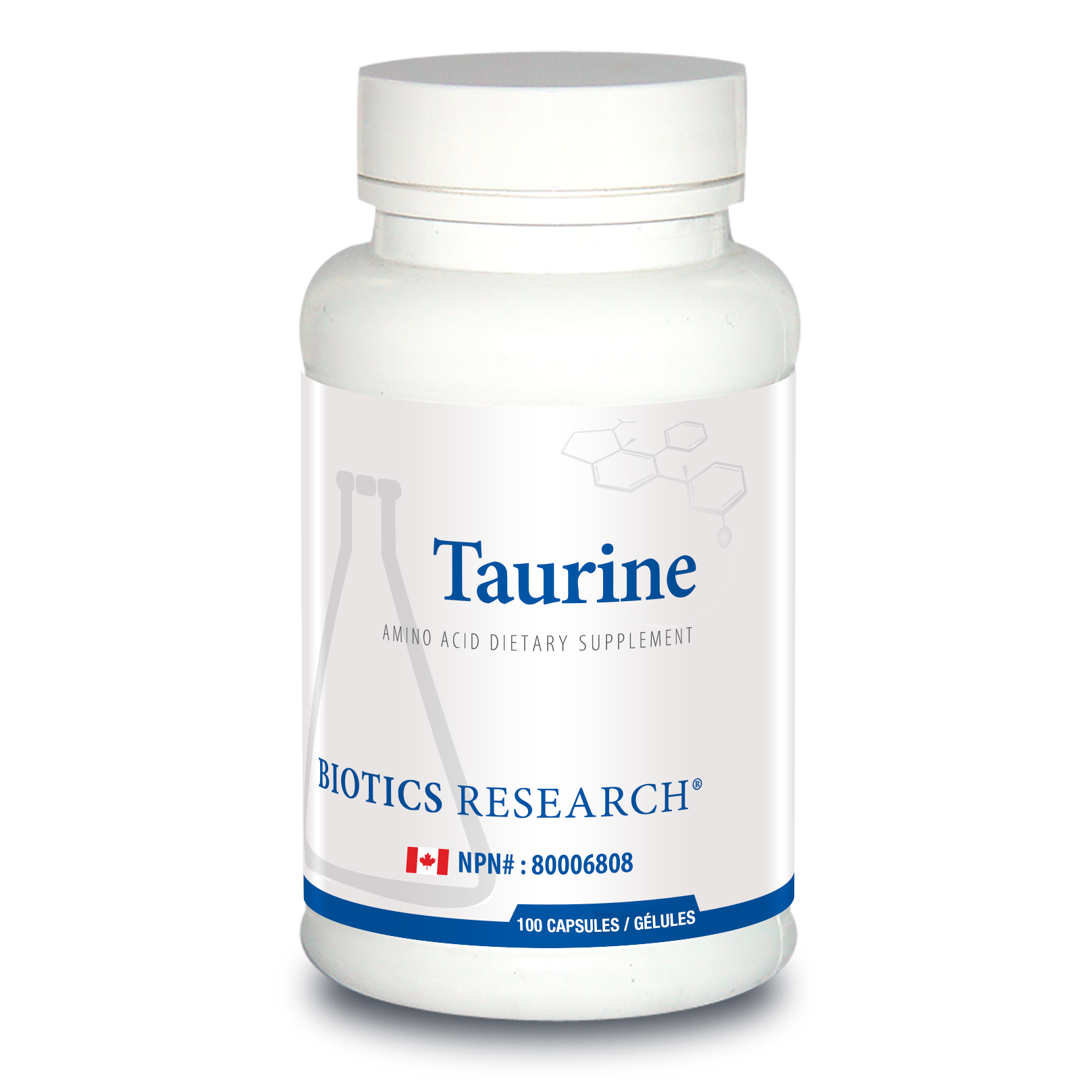 Taurine | Biotics Research® | 100 Capsules