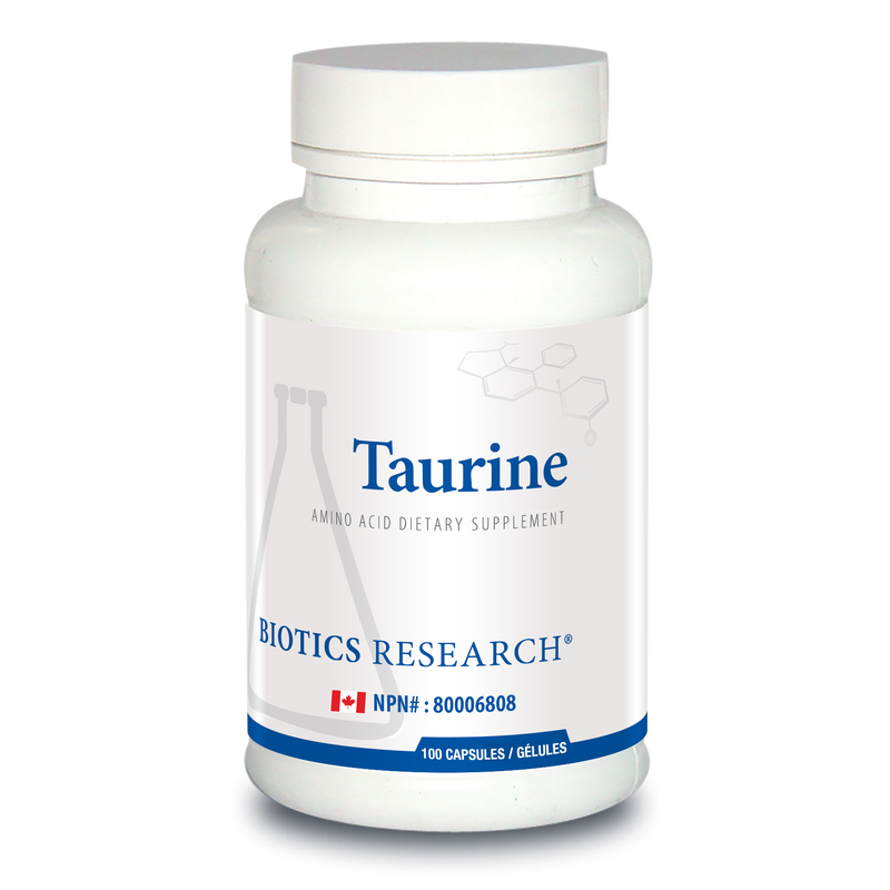 Taurine | Biotics Research® | 100 Capsules