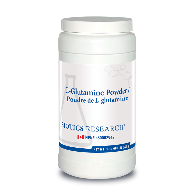 L-Glutamine Powder | Biotics Research® | 17.9 Oz.(500 gr.)