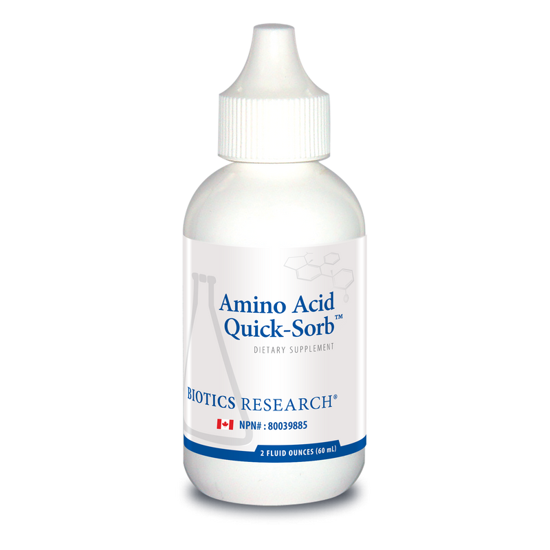 Amino Acid Quick-Sorb™ | Biotics Research® | 2 fl. oz. (59.15 mL)