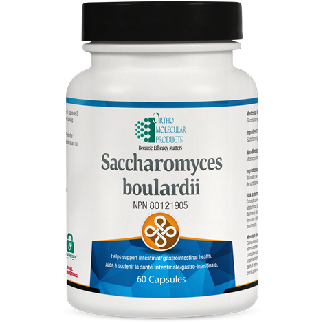 Saccharomyces boulardii | Ortho Molecular | 60 Capsules