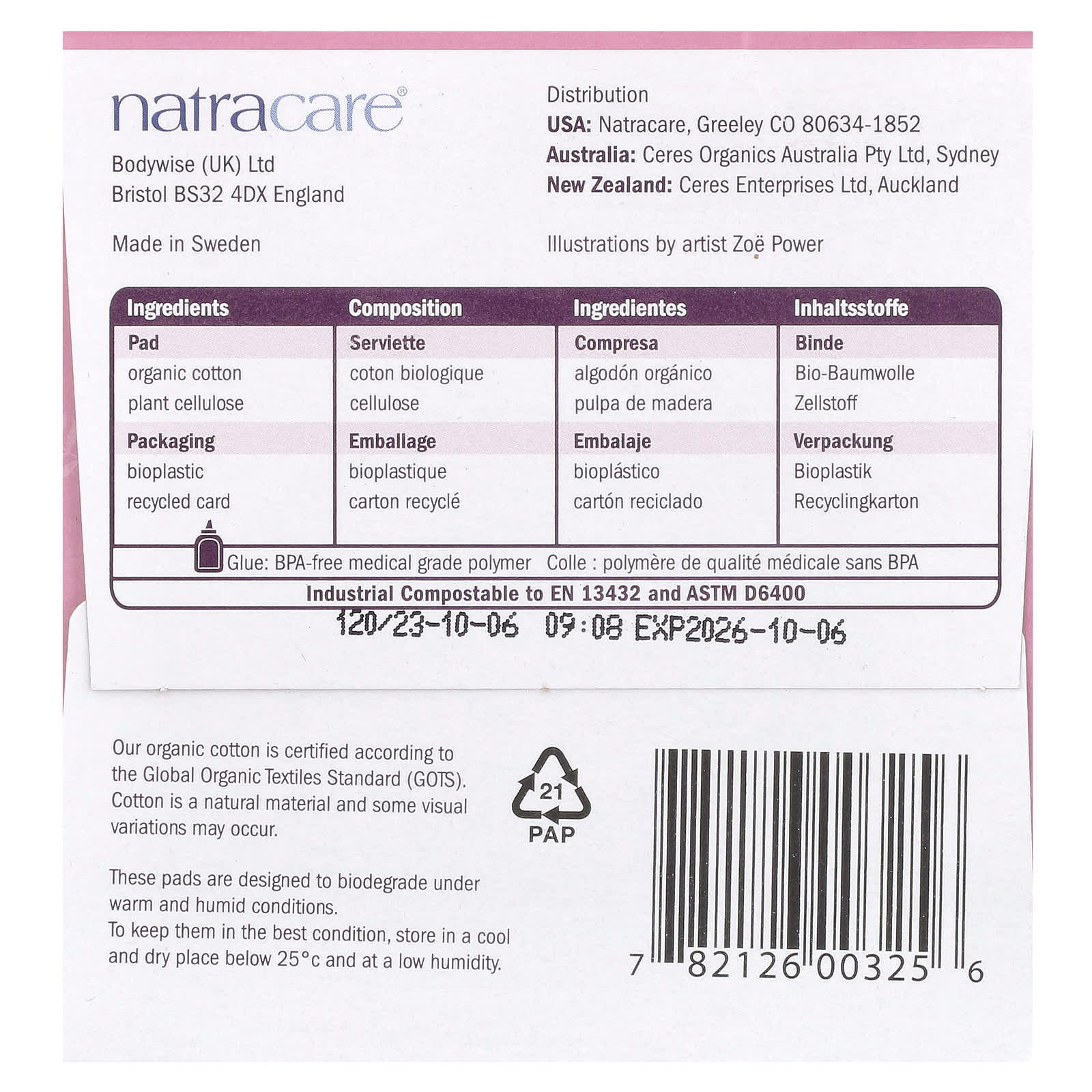 Ultra Extra Pads | Natracare® | 12 Counts