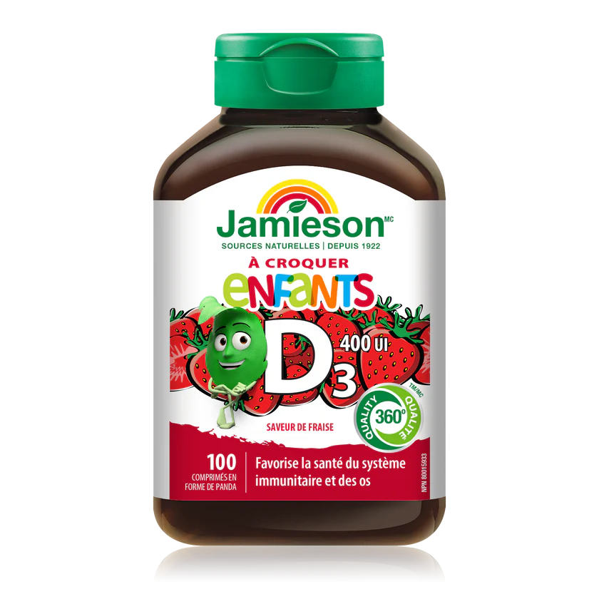 Vitamin D3 for Kids | Jamieson™ | 100 Tablets