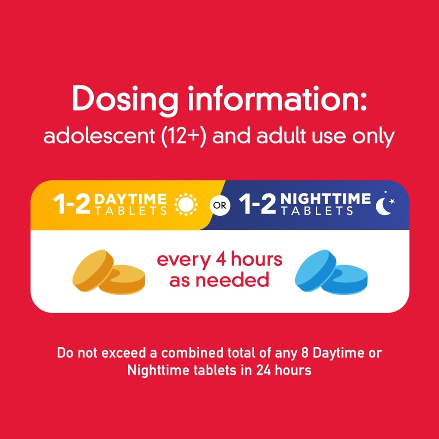 Cold Extra Strength Nighttime eZ Tabs | TYLENOL® | 20 ct