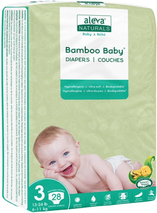 Bamboo Baby® Diapers | aleva® Naturals | Various Size