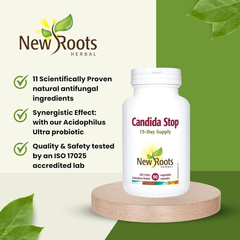 Candida Stop | New Roots HERBAL® | 90 or 180 Capsules