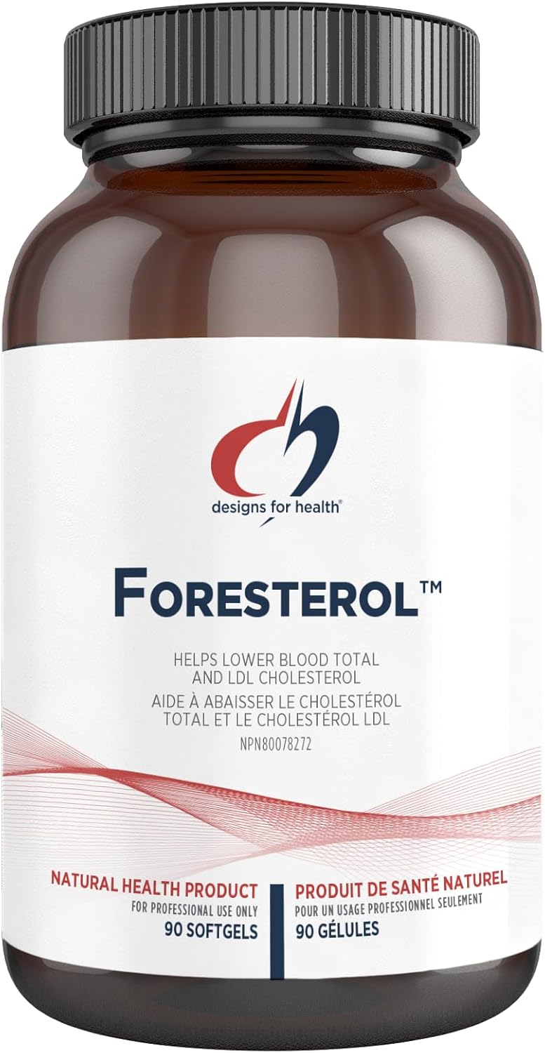 Foresterol™ by Designs for Health® – Plant Sterol & Cardiovascular Seen Support | 90 Softgels