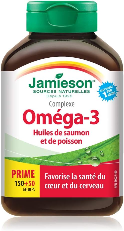 Salmon & Fish Oil | Jamieson™ | 200 Softgels
