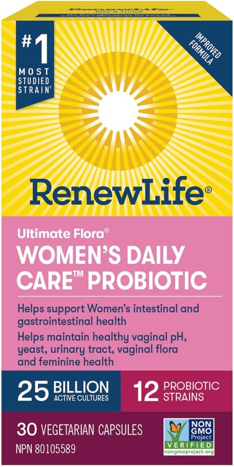 Ultimate Flora Women's Daily Care 25B | Renew Life® | 30 Vegetarian Capsules