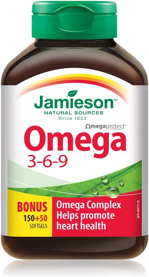 Omega 3-6-9 (Omega Protect)| Jamieson™ | 200 Softgels