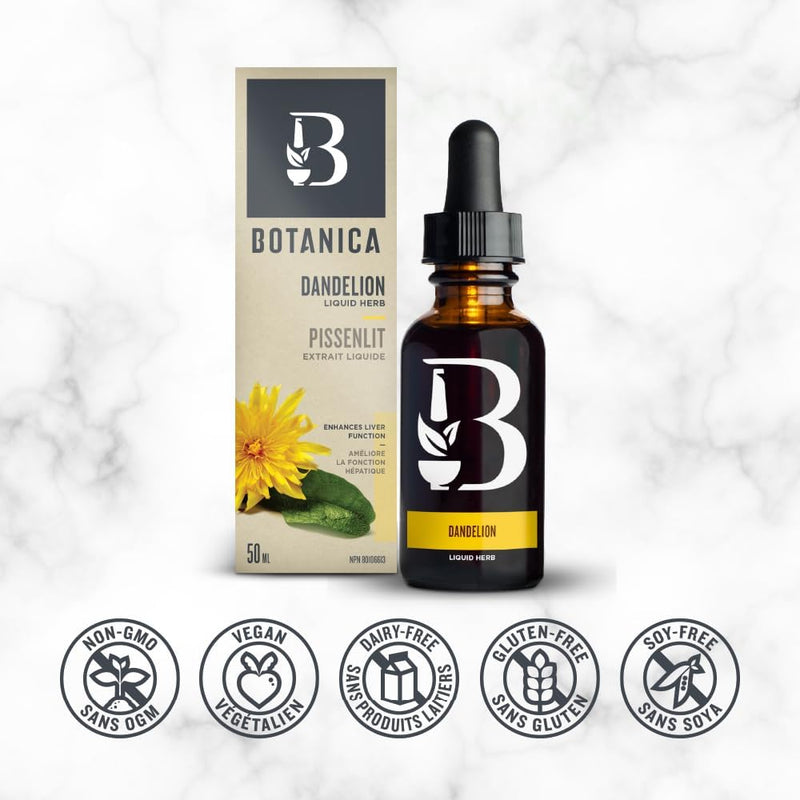 Dandelion Root Liquid Herb | Botanica | 50 mL