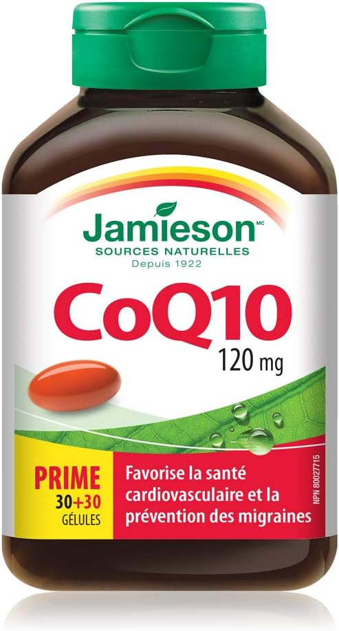 CoQ10 120mg | Jamieson™ | 60 Softgels