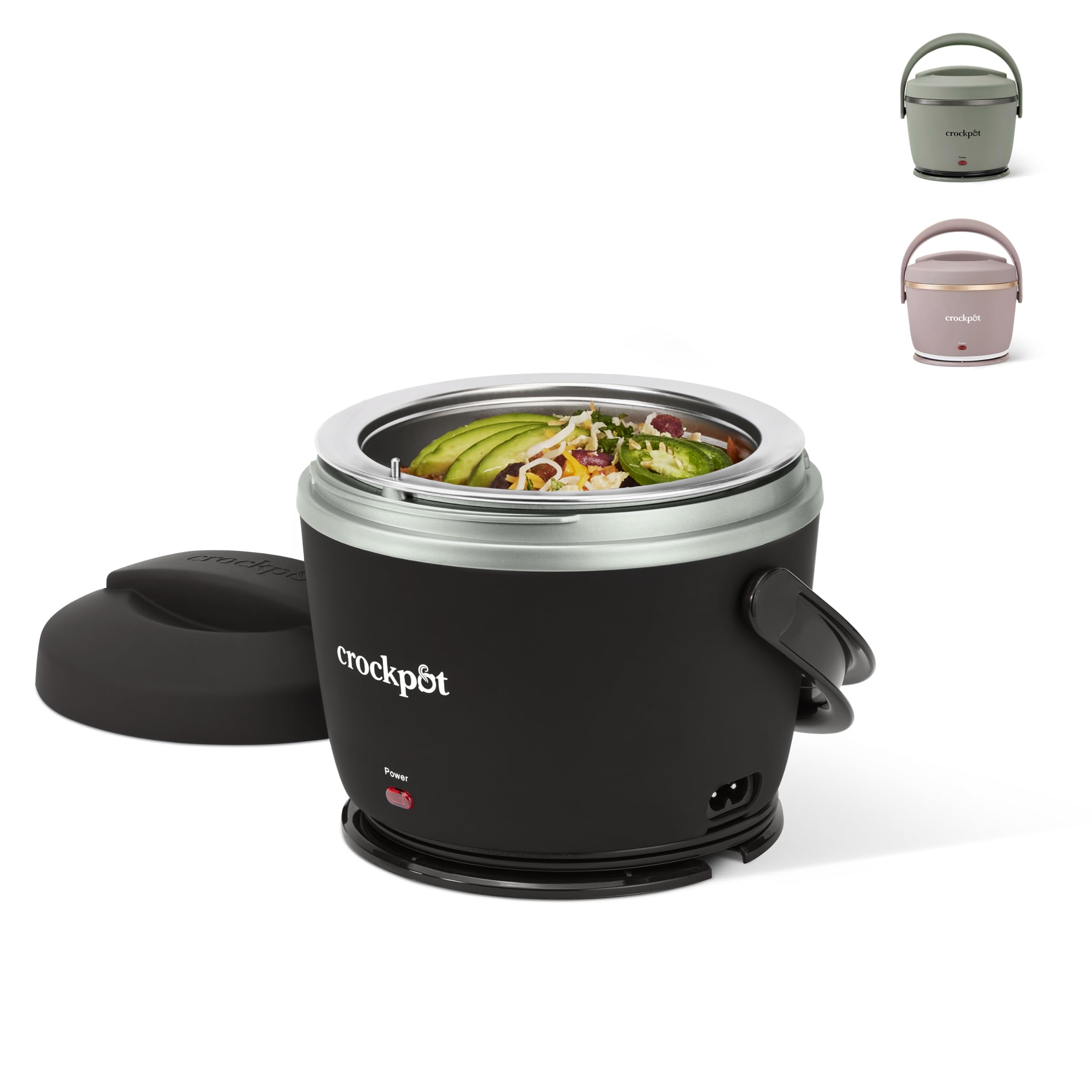 Crock-Pot Electric Lunch Box, Portable Food Warmer for On-the-Go, 20-Ounce (591 mL), Black Licorice 🍁 All In One Marketplace Canada