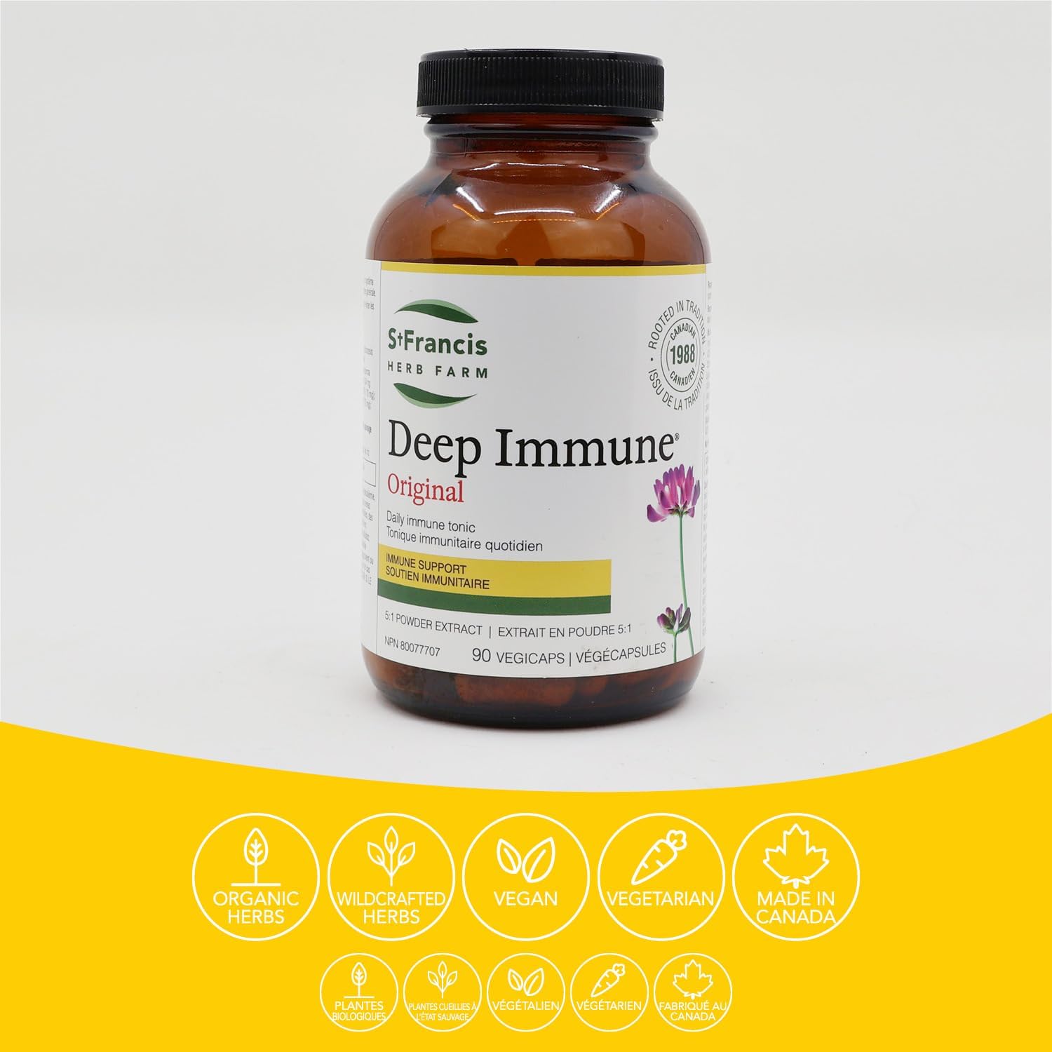 Deep Immune® Capsules Original | St. Francis Herb Farm | 90 Vegi Capsules