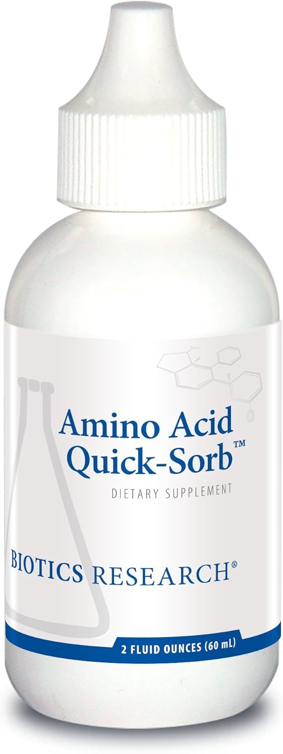 Amino Acid Quick Sorb (Blood Sugar) | Biotics Research® | 2 fl. oz. (59.15 ml)