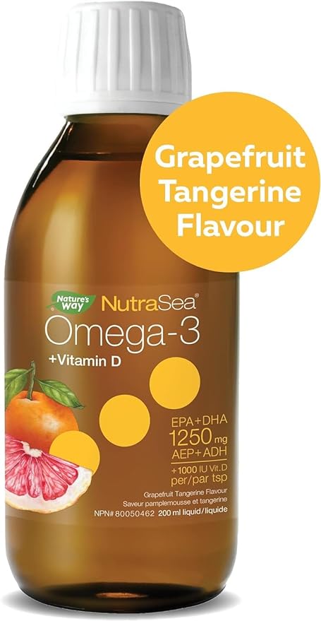 Omega-3 + Vitamin D | NutraSea® | 6.8 fl oz (200 mL)