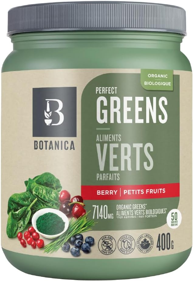 Perfect Greens Powder | Botanica | Various Flavor and Size