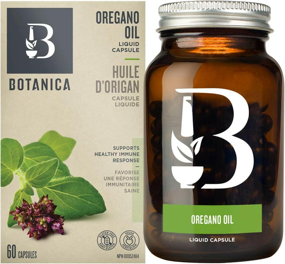 Oregano Oil Liquid Capsule | Botanica | 60 Capsules
