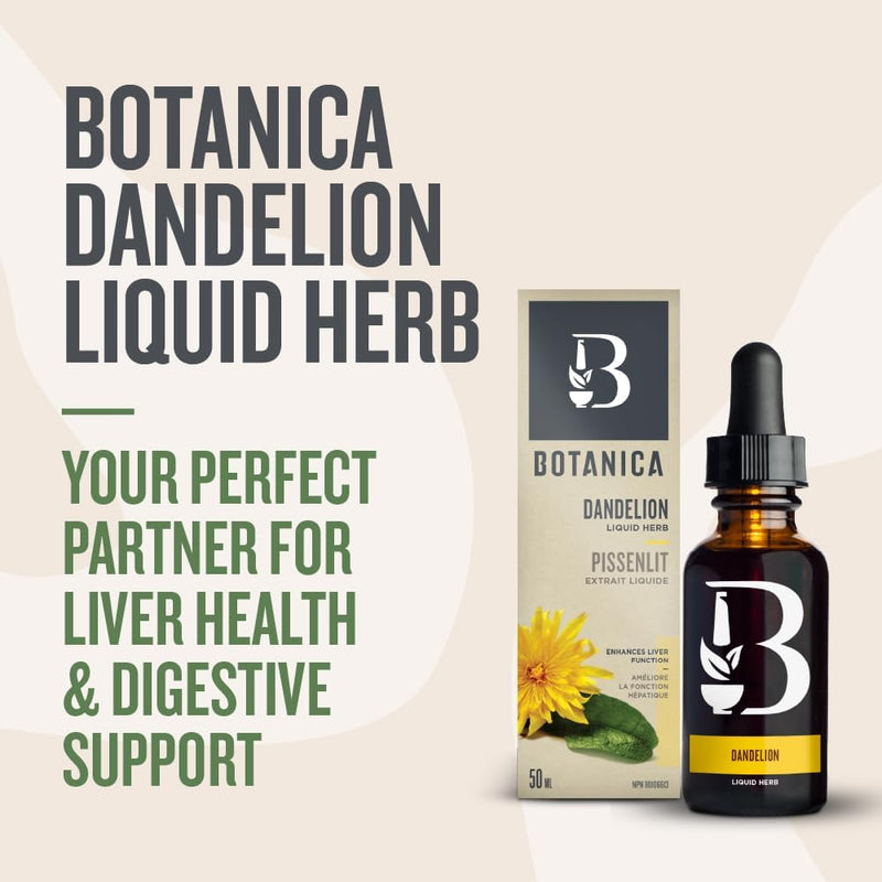 Dandelion Root Liquid Herb | Botanica | 50 mL