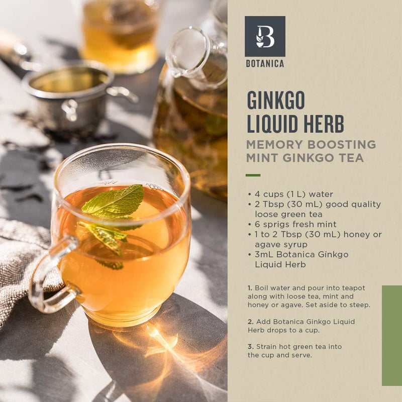 Ginkgo Liquid Herb | Botanica | 50 mL