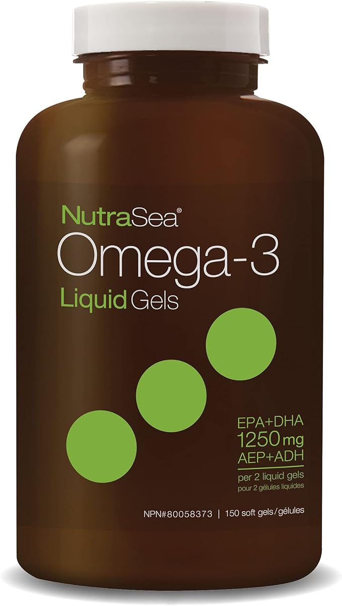 Omega-3 Liquid Gels | NutraSea® | 150 Softgels