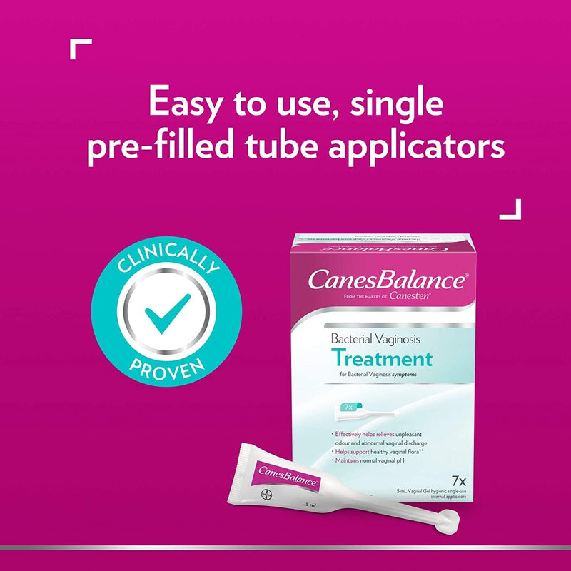 CanesBalance Bacterial Vaginosis Vaginal Gel Treat and Prevent | Canesten | 7 Single-Use Applicators